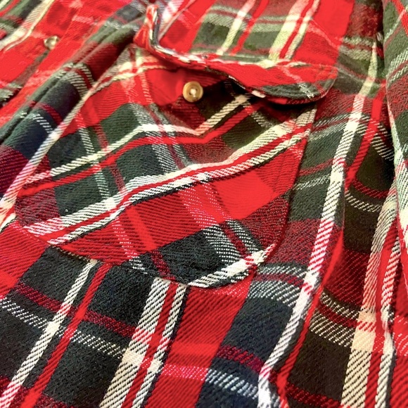 Retro Field & Stream flannel button down 90s Vintage USA size large. - Picture 3 of 4